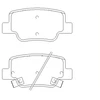 Image de Jeu De Plaquettes De Frein 2492601 Textar Textar 2492601 Toyota