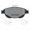 Image de Jeu De Plaquettes De Frein 2509401 Textar Textar 2509401 Citroen;Peugeot
