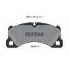 Image de Kit De Plaquettes De Frein, Frein À Disque 2500701 Textar Textar 2500701 Audi;Bentley;Porsche;Volkswagen