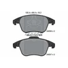Image de Kit De Plaquettes De Frein, Frein À Disque Q+ 2455801 Textar Textar 2455801 Citroen;Ds;Opel;Peugeot
