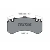 Image de Kit De Plaquettes De Frein, Frein À Disque 2484701 Textar Textar 2484701 Audi;Bentley