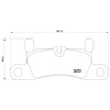 Image de Jeu De Plaquettes De Frein 2472102 Textar Textar 2472102 Porsche