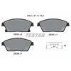 Image de Kit De Plaquettes De Frein, Frein À Disque Q+ 2503401 Textar Textar 2503401 Cadillac;Chevrolet;Opel;Vauxhall