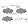 Image de Kit De Plaquettes De Frein, Frein À Disque Q+ 2413303 Textar Textar 2413303 Citroen;Peugeot