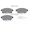 Image de Jeu De Plaquettes De Frein 2503101 Textar Textar 2503101 Chevrolet;Opel;Vauxhall