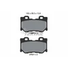 Image de Kit De Plaquettes De Frein, Frein À Disque 2499501 Textar Textar 2499501 Infiniti;Nissan