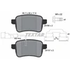 Image de Kit De Plaquettes De Frein, Frein À Disque Q+ 2515601 Textar Textar 2515601 Alfa Romeo