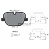 Image de Kit De Plaquettes De Frein, Frein À Disque Q+ 2508501 Textar Textar 2508501 Land Rover