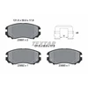 Image de Kit De Plaquettes De Frein, Frein À Disque 2389105 Textar Textar 2389105 Hyundai;Kia