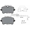 Image de Kit De Plaquettes De Frein, Frein À Disque Q+ 2521403 Textar Textar 2521403 Audi;Porsche