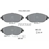 Image de Kit De Plaquettes De Frein, Frein À Disque Q+ 2473801 Textar Textar 2473801 Seat;Skoda;Volkswagen