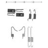 Image de Kit D'Accessoires, Mâchoires De Frein De Stationnement Textar 97036900 Lexus;Nissan;Renault;Toyota
