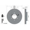 Image de Disque De Frein Textar 92203800 Hyundai