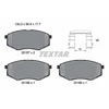 Image de Jeu De Plaquettes De Frein 2518701 Textar Textar 2518701 Hyundai;Kia