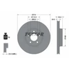 Image de Disque De Frein Textar 92159905 Audi