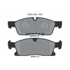 Image de Kit De Plaquettes De Frein, Frein À Disque Q+ 2519201 Textar Textar 2519201 Mercedes-Benz
