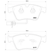 Image de Kit De Plaquettes De Frein, Frein À Disque 2382201 Textar Textar 2382201 Bentley