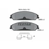 Image de Kit De Plaquettes De Frein, Frein À Disque Q+ 2560501 Textar Textar 2560501 Chrysler;Dodge;Lancia