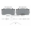 Image de Kit De Plaquettes De Frein, Frein À Disque 2918302 Textar Textar 2918302