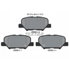 Image de Kit De Plaquettes De Frein, Frein À Disque 2568801 Textar Textar 2568801 Citroen;Mazda;Mitsubishi;Peugeot
