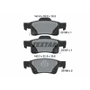 Image de Kit De Plaquettes De Frein, Frein À Disque 2519601 Textar Textar 2519601 Dodge;Jeep