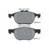 Image de Kit De Plaquettes De Frein, Frein À Disque 2574801 Textar Textar 2574801 Ford