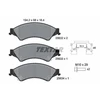 Image de Kit De Plaquettes De Frein, Frein À Disque Q+ 2563201 Textar Textar 2563201 Ford;Ford Usa;Volkswagen