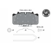 Image de Kit De Plaquettes De Frein, Frein À Disque Lightweight Technology 2928503 Textar Textar 2928503