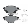 Image de Kit De Plaquettes De Frein, Frein À Disque Q+ 2582701 Textar Textar 2582701 Citroen;Ds;Opel;Peugeot;Vauxhall