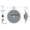 Image de Disque De Frein Textar 92133303 Citroen;Peugeot