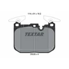 Image de Kit De Plaquettes De Frein, Frein À Disque 2502801 Textar Textar 2502801 Bmw