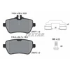Image de Kit De Plaquettes De Frein, Frein À Disque Q+ 2507103 Textar Textar 2507103 Mercedes-Benz