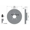 Image de Disque De Frein Textar 92267203 Citroen;Fiat;Opel;Peugeot