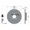 Image de Disque De Frein Textar 92268003 Citroen;Ds;Fiat;Opel;Peugeot;Toyota;Vauxhall
