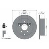 Image de Disque De Frein Textar 92269403 Mitsubishi