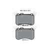 Image de Kit De Plaquettes De Frein, Frein À Disque 2521905 Textar Textar 2521905 Mercedes-Benz