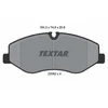 Image de Kit De Plaquettes De Frein, Frein À Disque Q+ 2206201 Textar Textar 2206201 Mercedes-Benz
