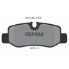 Image de Kit De Plaquettes De Frein, Frein À Disque Q+ 2210101 Textar Textar 2210101 Mercedes-Benz