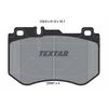 Image de Kit De Plaquettes De Frein, Frein À Disque 2599701 Textar Textar 2599701 Mercedes-Benz