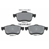 Image de Kit De Plaquettes De Frein, Frein À Disque Q+ 2590501 Textar Textar 2590501 Fiat