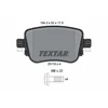 Image de Kit De Plaquettes De Frein, Frein À Disque Q+ 2511003 Textar Textar 2511003 Audi;Seat;Skoda;Volkswagen