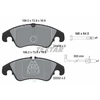 Image de Kit De Plaquettes De Frein, Frein À Disque Q+ 2440903 Textar Textar 2440903 Audi