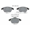 Image de Kit De Plaquettes De Frein, Frein À Disque 2469602 Textar Textar 2469602 Audi;Seat;Skoda;Volkswagen