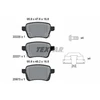 Image de Kit De Plaquettes De Frein, Frein À Disque Q+ 2222001 Textar Textar 2222001 Opel;Vauxhall