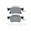 Image de Kit De Plaquettes De Frein, Frein À Disque 2234501 Textar Textar 2234501 Opel;Vauxhall