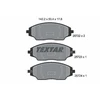 Image de Kit De Plaquettes De Frein, Frein À Disque 2572201 Textar Textar 2572201 Chevrolet