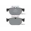 Image de Kit De Plaquettes De Frein, Frein À Disque Q+ 2231701 Textar Textar 2231701 Volvo