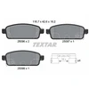 Image de Kit De Plaquettes De Frein, Frein À Disque 2509606 Textar Textar 2509606 Opel;Vauxhall