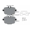 Image de Kit De Plaquettes De Frein, Frein À Disque Q+ 2470401 Textar Textar 2470401 Bmw