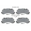 Image de Kit De Plaquettes De Frein, Frein À Disque 2590801 Textar Textar 2590801 Audi;Volkswagen
